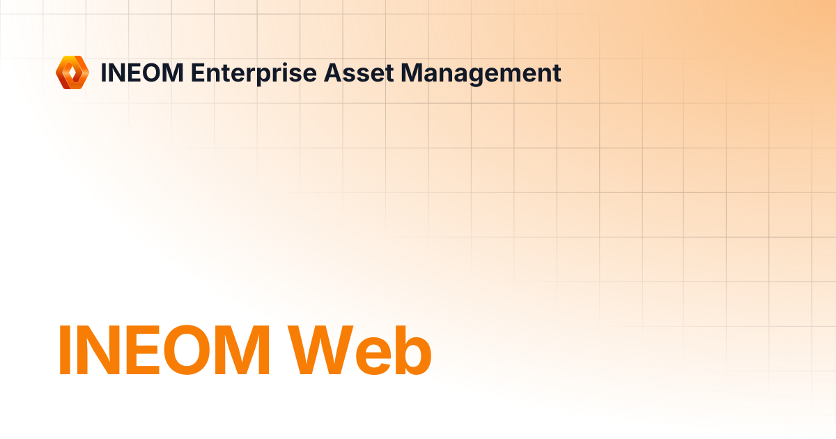 INEOM Web | INEOM Enterprise Asset Management