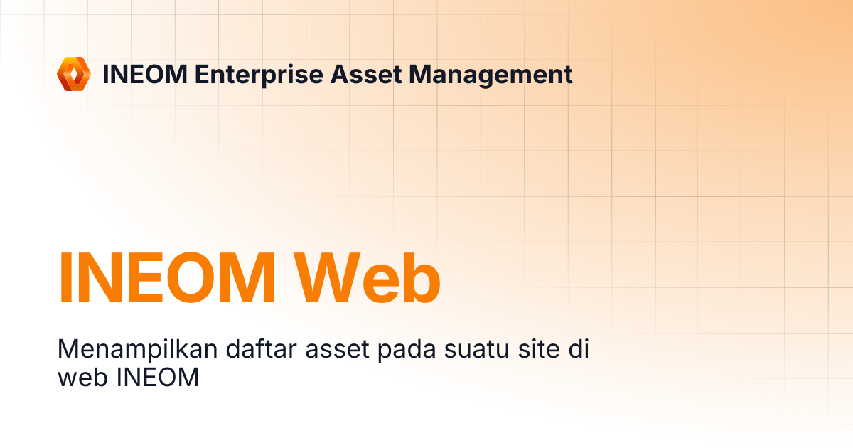 INEOM Web | INEOM Enterprise Asset Management