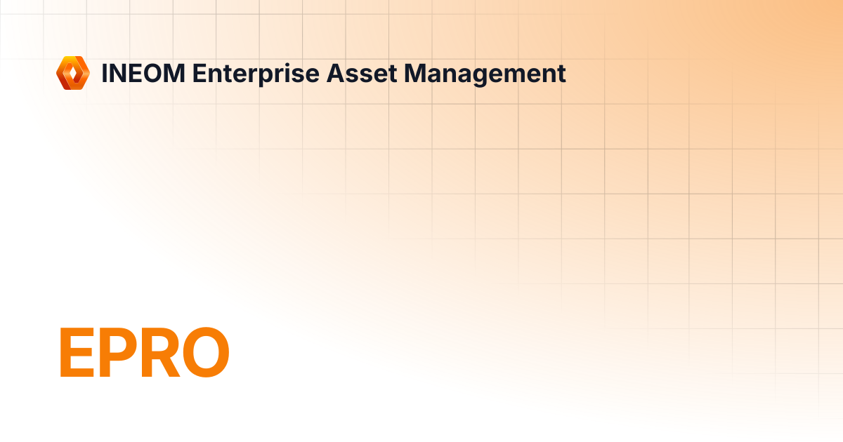 EPRO | INEOM Enterprise Asset Management